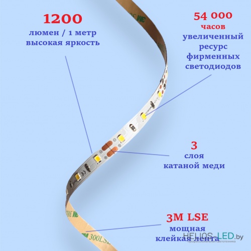 Светодиодная лента 12V 60 OSRAM LEDs Helios PRO