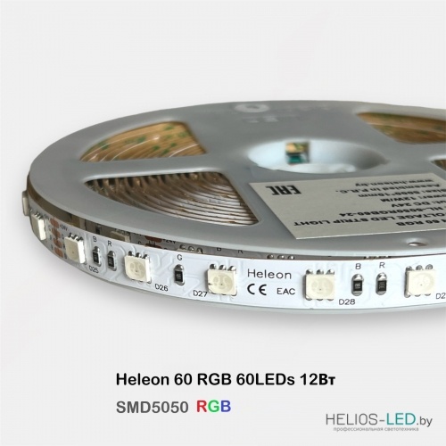 Светодиодная лента  24V RGB 60 Heleon