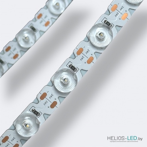 Светодиодная лента с широкоугольными линзами 170 градусов формате 3D изгибается в любом направлении.