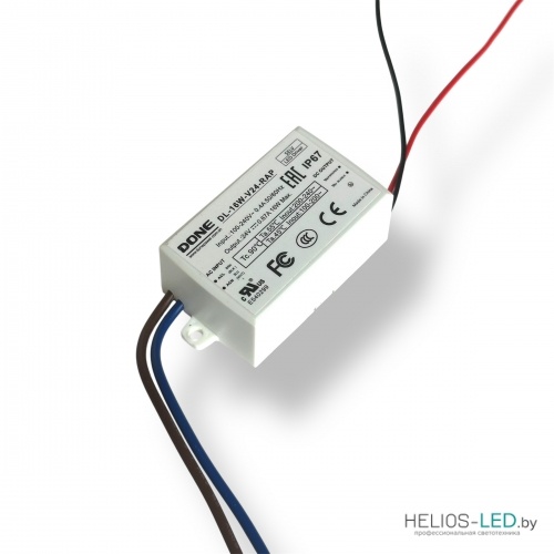 Блок питания 24 В 16 Вт; Преобразователь напряжения 220-24; Блок питания герметичный DL-16W-24-RAP