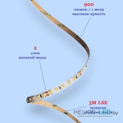 Светодиодная лента 24V 120 LEDs Heleon Basic 10Вт